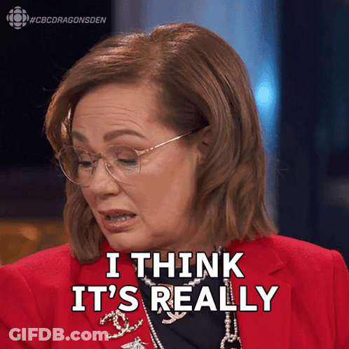 Woman Red Jacket Says I Think It's Really GIF