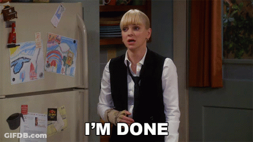 Woman Refrigerator Says I'm Done GIF