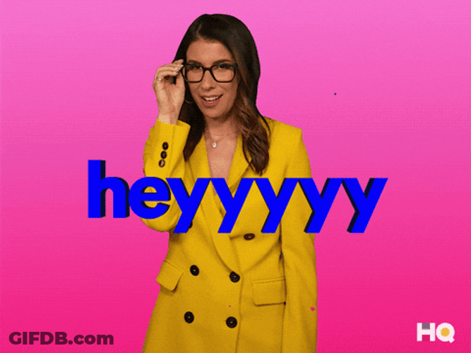 Woman Removing Eyeglasses Hey Handsome Reaction GIF