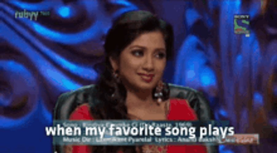 Woman Request TV Show Happy Birthday Song GIF