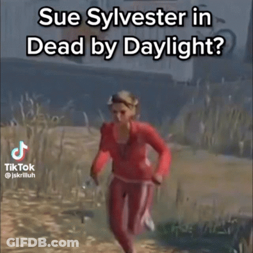 Woman Running Sue Sylvester In Dead By Daylight GIF