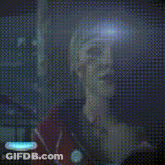 Woman's Eyes Close Up Dark Background GIF