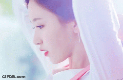 Woman's Face Close Up GIF