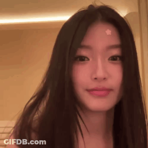 Woman's Face Close Up GIF