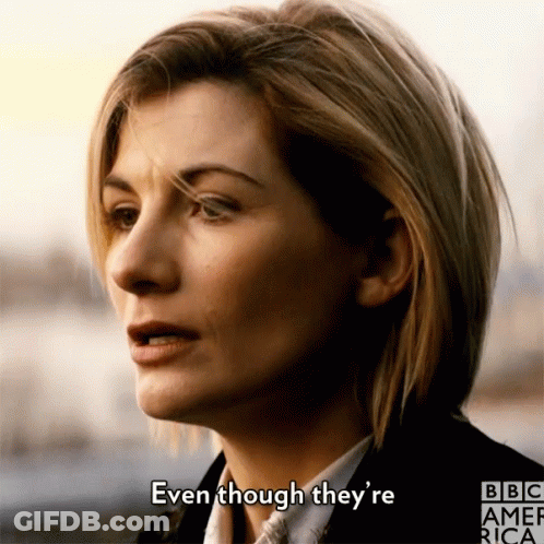 Woman's Face Close Up Even Though They're GIF