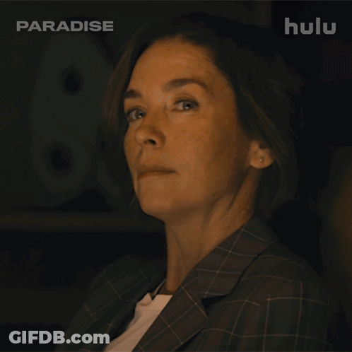 Woman's Face Close Up Hulu Logo GIF