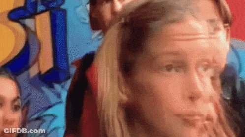 Woman's Face Close Up GIF
