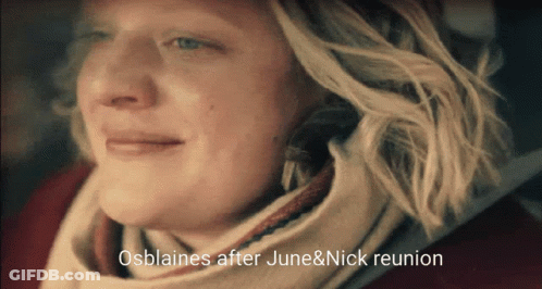 Woman's Face Close Up Osblaines After June & Nick Reunion GIF