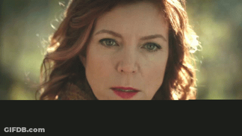 Woman's Face Close Up Slasher GIF