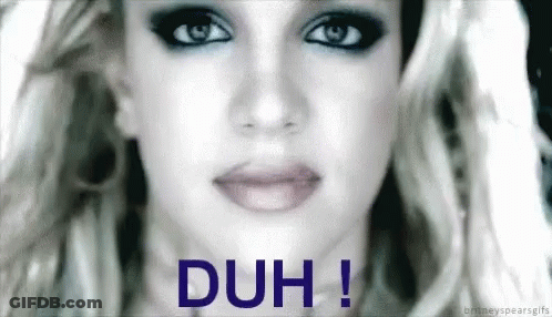 Woman's Face Duh GIF