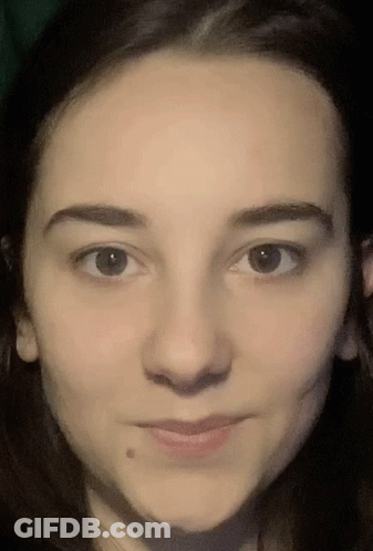 Woman's Face Eyes And Nose GIF