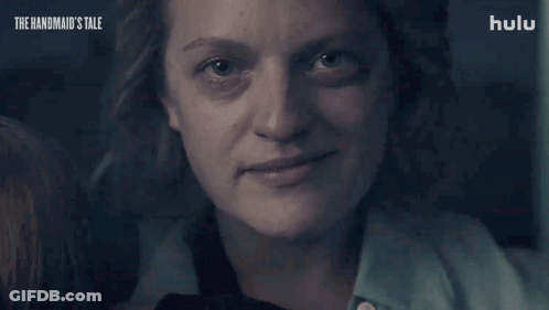 Woman's Face Handmaid's Tale GIF