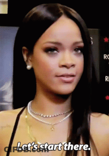 Woman's Face Let's Start There GIF