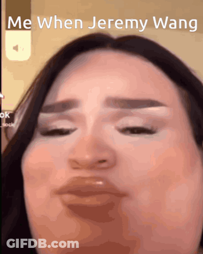 Woman's Face Me When Jeremy Wang GIF