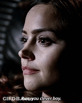 Woman's Face Run You Clever Boy GIF