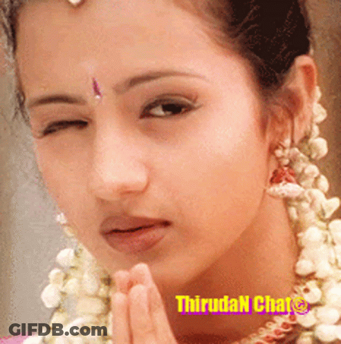 Woman's Face Thirudak Chat GIF