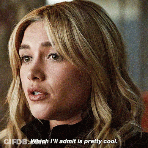 Woman's Face Which I'll Admit Is Pretty Cool GIF
