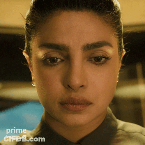Woman's Face With Amazon Prime Arrow GIF