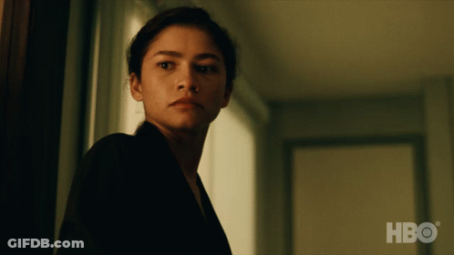 Woman's Face With HBO Logo GIF