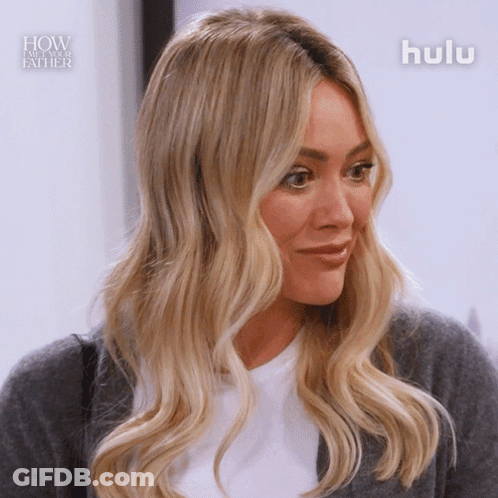 Woman's Face With Hulu Logo GIF