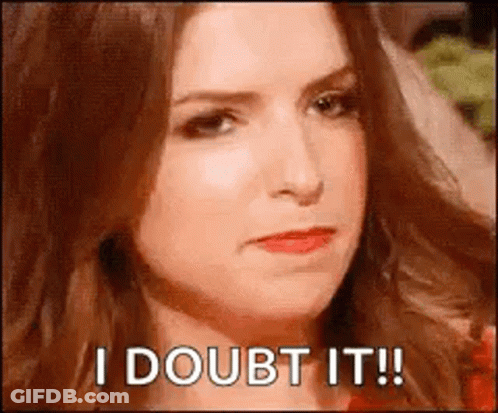 Woman's Face With I Doubt It GIF