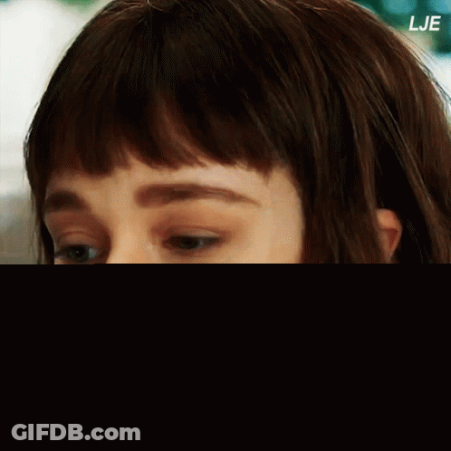 Woman's Face With LJE Text GIF