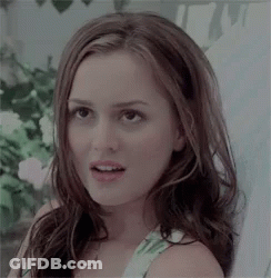 Woman's Face With Long Hair GIF
