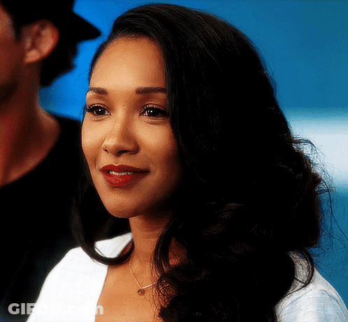 Woman's Face With Man Behind GIF