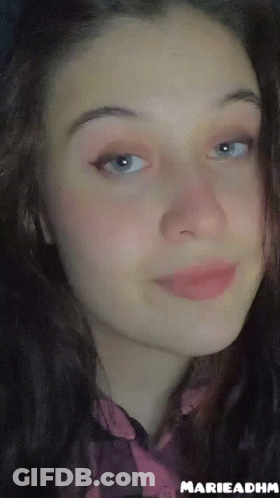 Woman's Face With Marie Adhm GIF