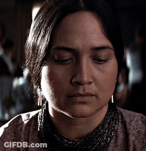 Woman's Face With Necklace GIF