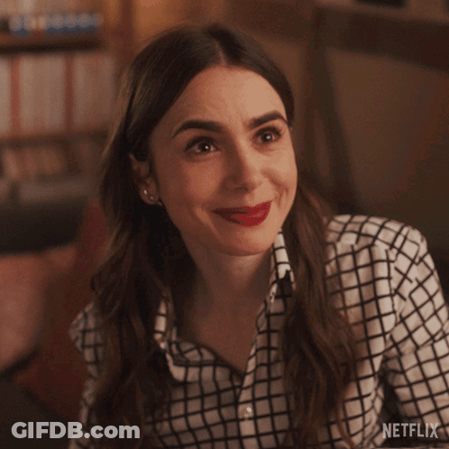Woman's Face With Netflix GIF
