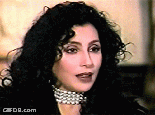 Woman's Face With Pearl Necklace GIF