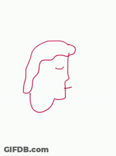 Woman's Face With Spider GIF