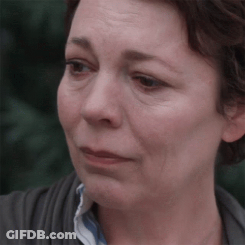 Woman's Face With Tear GIF