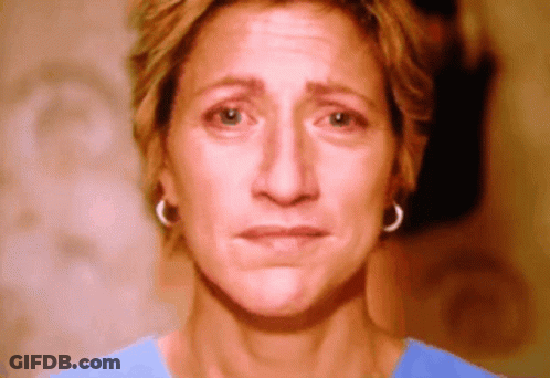 Woman's Face With Tear GIF