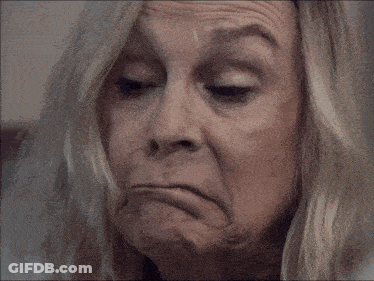 Woman's Face With Welp GIF