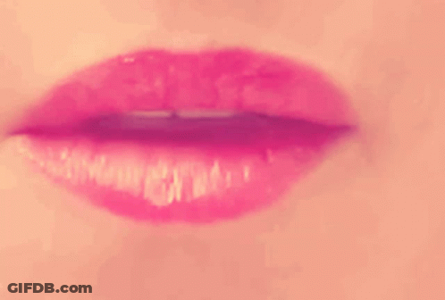 Woman's Lips Please Daddy GIF