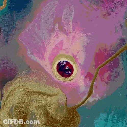 Woman's Mouth With Gold Coin GIF