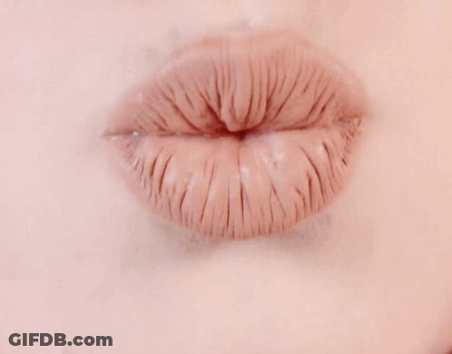 Woman's Open Mouth With Teeth GIF