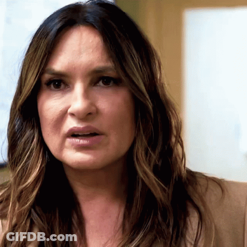 Woman's Serious Face Close Up GIF