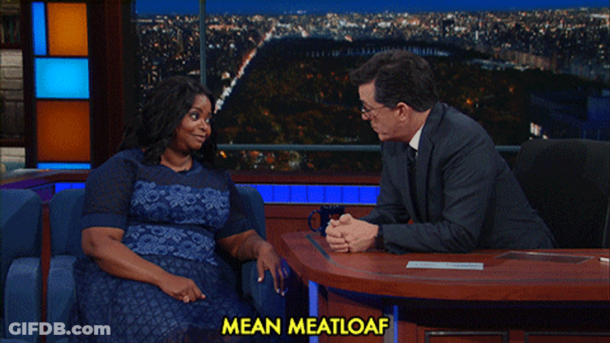 Woman Said Mean Meatloaf GIF
