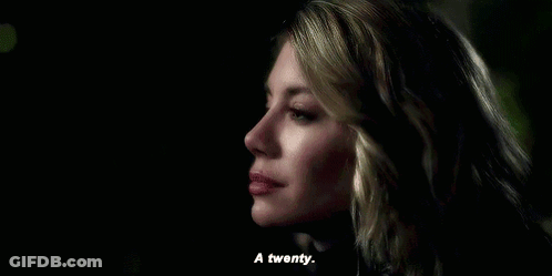 Woman Saying A Twenty GIF