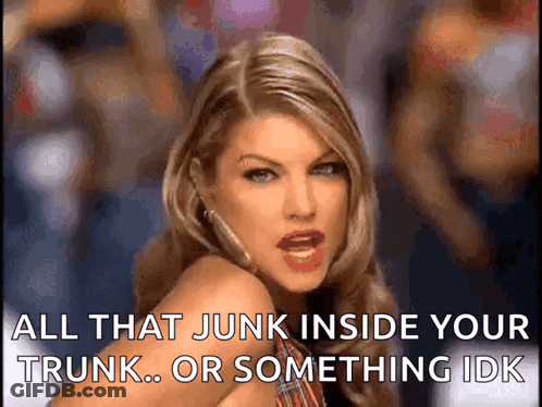Woman Saying All That Junk Inside Your Trunk GIF