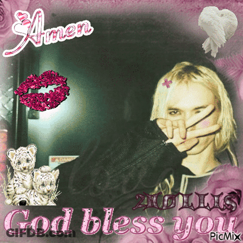 Woman Saying Amen God Bless You GIF