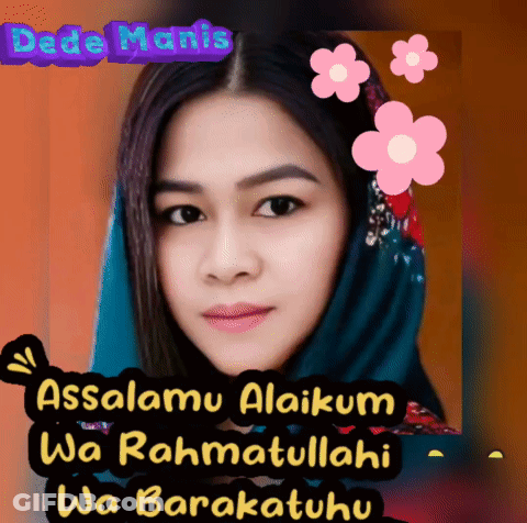 Woman Saying Assalamu Alaikum Wa Rahmatullahi Wa Barakatuhu GIF
