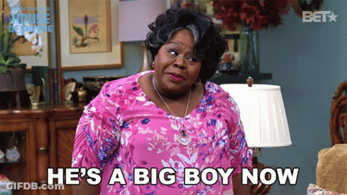 Woman Saying Big Boy Now GIF