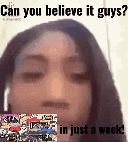 Woman Saying Can You Believe It Guys GIF