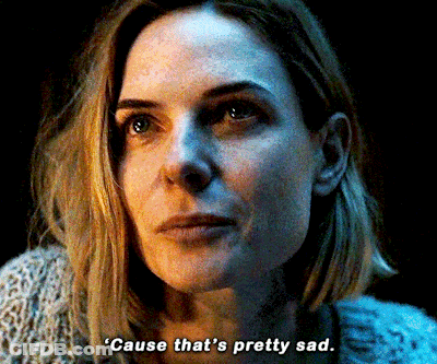 Woman Saying Cause That's Pretty Sad GIF