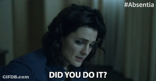 Woman Saying Did You Do It GIF