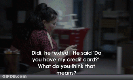 Woman Saying Didi He Texted GIF